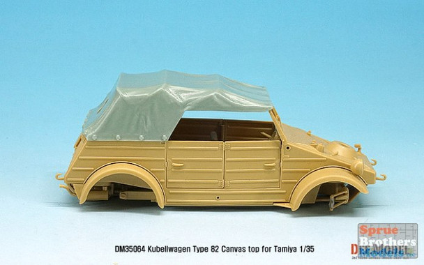 DEFDM35064 1:35 DEF Model Kubelwagen Type 82 Canvas Top Set (TAM kit)