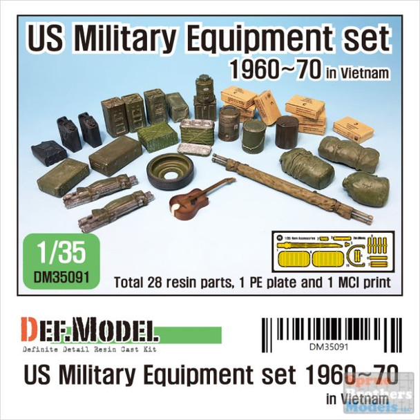 DEFDM35091 1:35 DEF Model US Military Equipment Set 1960-70 in Vietnam