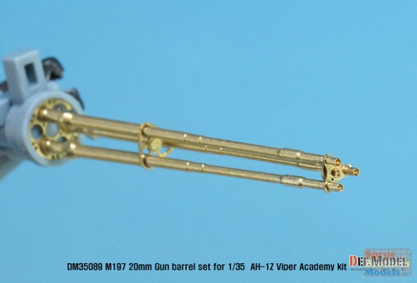 DEFDM35089 1:35 DEF Model AH-1Z Viper M197 20mm Gun Barrel Set (ACA kit)