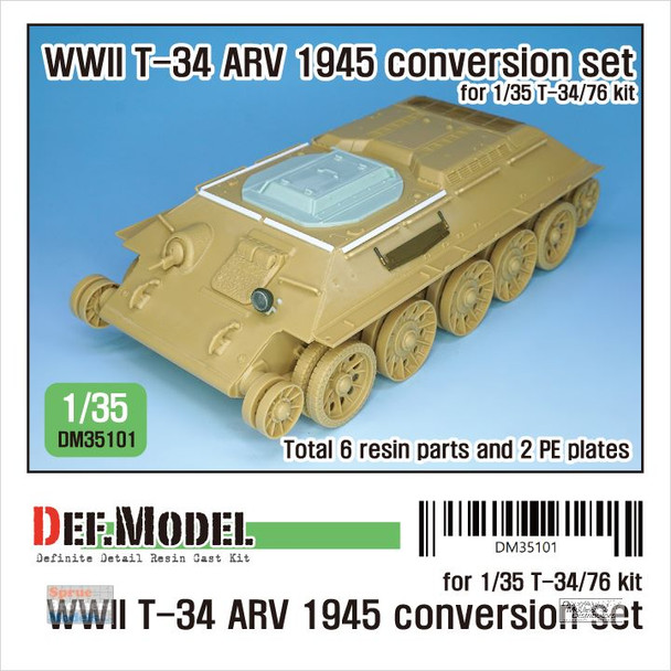 DEFDM35101 1:35 DEF Model WW2 T-34 ARV 1945 Conversion Set