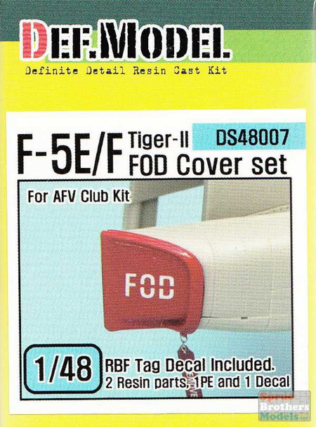DEFDS48007 1:48 DEF Model F-5E F-5F Tiger II FOD Cover Set (AFV kit)