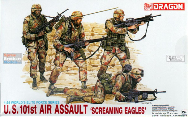 DML3011 1:35 Dragon US 101st Airborne Assault Screaming Eagles Figure Set