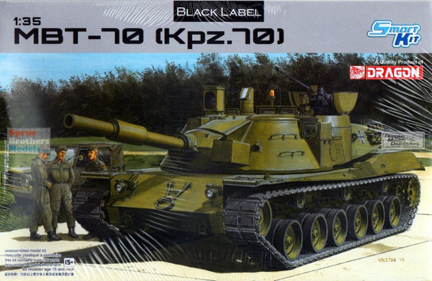 DML3550 1:35 Dragon MBT-70 (Kpz.70)  BlackLabel