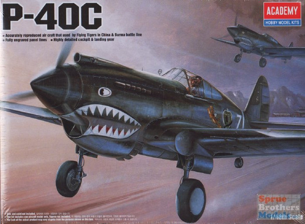 ACA12280 1:48 Academy P-40C Tomahawk