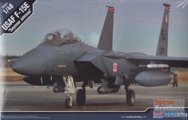 masa アカデミー 1/48 F-15E シーモアジョンソン ACA12295 1:48 Academy F-15E Strike Eagle 