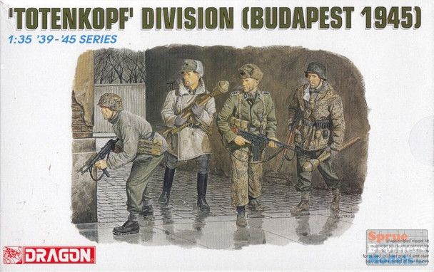 DML6095 1:35 Dragon Figure Set - Totenkopf Division Budapest 1945