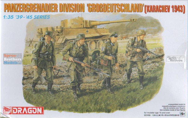 DML6124 1:35 Dragon Panzergrenadier Division Grobdeutschland Karachev 1943 Figure Set