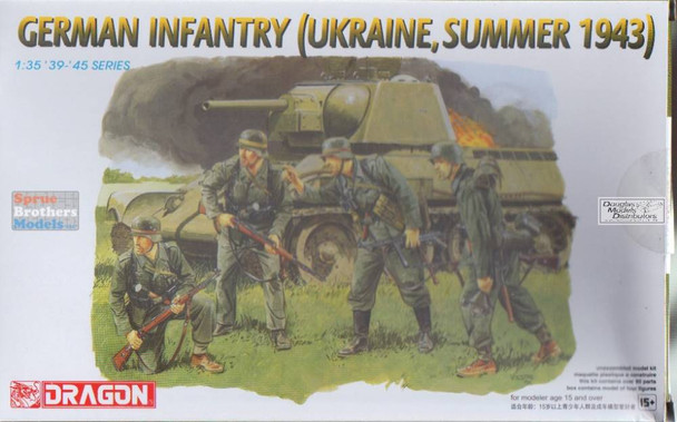 DML6153 1:35 Dragon German Infantry Ukraine Figure Set