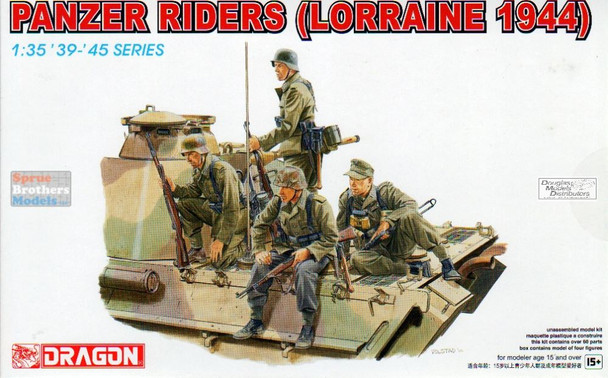 DML6156 1:35 Dragon Panzer Riders Lorraine 1944 Figure Set