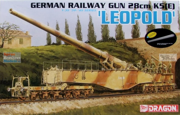 DML6200 1:35 Dragon German Railway Gun Leopold