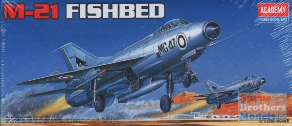 ACA12442 1:72 Academy MiG-21 Fishbed - Sprue Brothers Models LLC