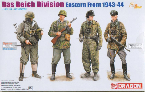 DML6706 1:35 Dragon Das Reich Division Eastern Front 1943-44 (4 Figures Set)