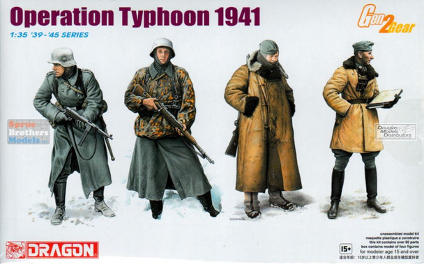 DML6735 1:35 Dragon Operation Typhoon 1941 w/Gen 2 Gear (4 Figures Set)