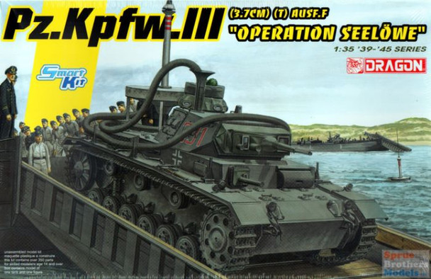 DML6877 1:35 Dragon Pz.Kpfw.III Panzer III 3.7cm (T) Ausf.F 'Operation Seelowe'