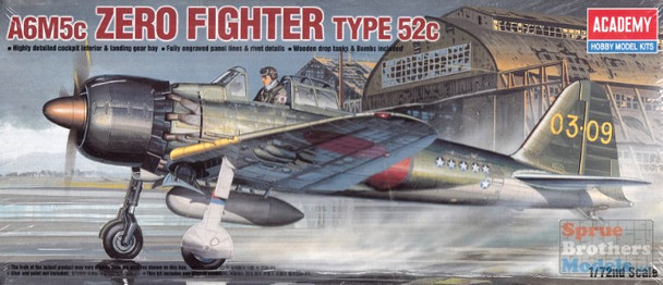 ACA12493 1:72 Academy A6M5c Zero Type 52c - Sprue Brothers Models LLC