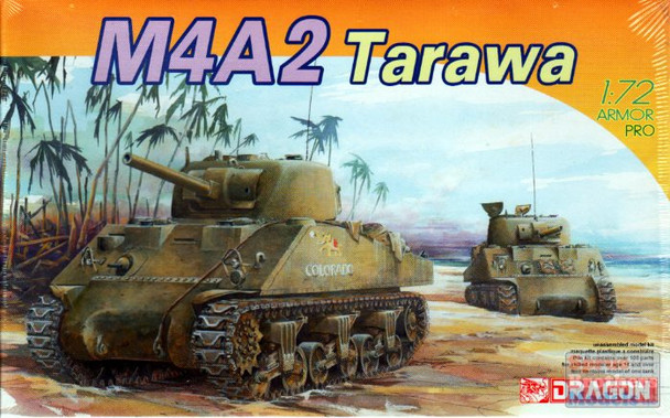 DML7305 1:72 Dragon Sherman M4A2 75mm Tarawa USMC PTO