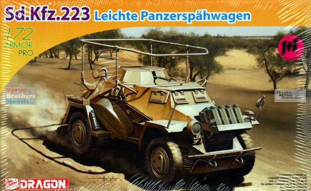 DML7420 1:72 Dragon SD.Kfz.223 Leichte Panzerspahwagen (Twin Pack) ~ Armor Pro Series