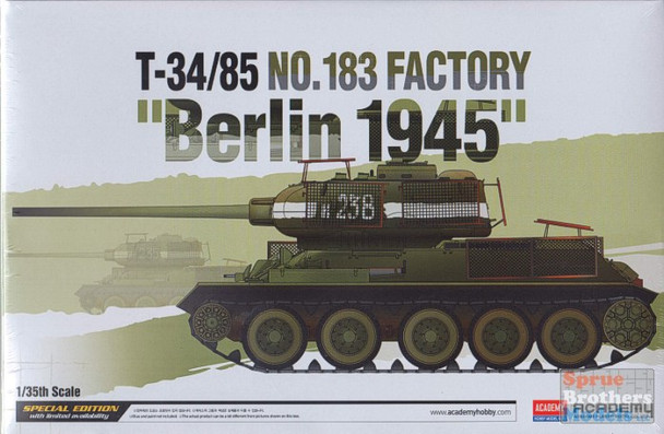 ACA13295 1:35 Academy T-34/85 No.183 Factory "Berlin 1945"