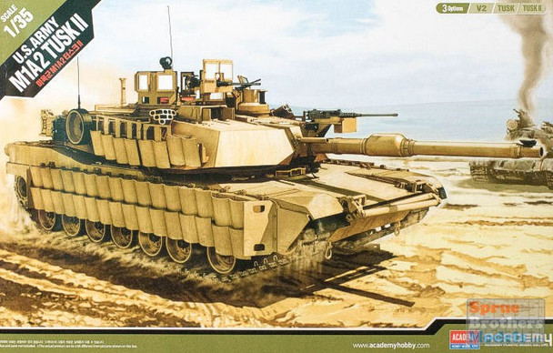 ACA13298 1:35 Academy US Army M1A2 Abrams TUSK II