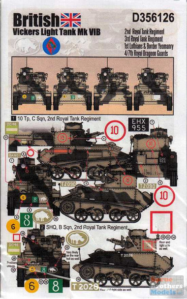 ECH356126 1:35 Echelon British Vickers Light Tank Mk.IVB