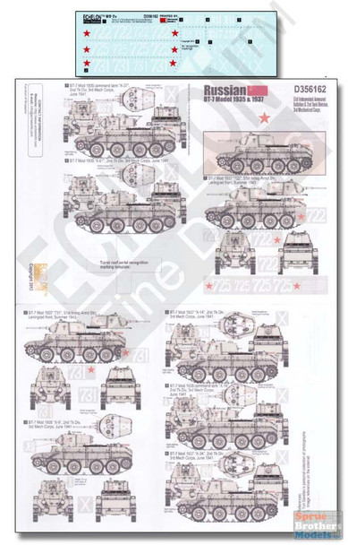 ECH356162 1:35 Echelon Russian BT-7 Model 1935 & 1937
