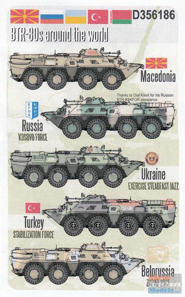 ECH356186 1:35 Echelon BTR-80's Around the World