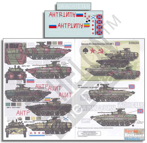 ECH356200 1:35 Echelon Novorossian AFVs (Ukraine - Russia Crisis) Pt 4: BMP-2
