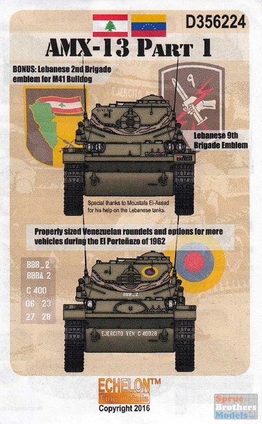 ECH356224 1:35 Echelon AMX-13 Part 1