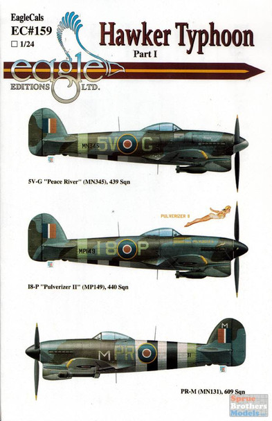 ECL24159 1:24 Eagle Editions Hawker Typhoon Part 1