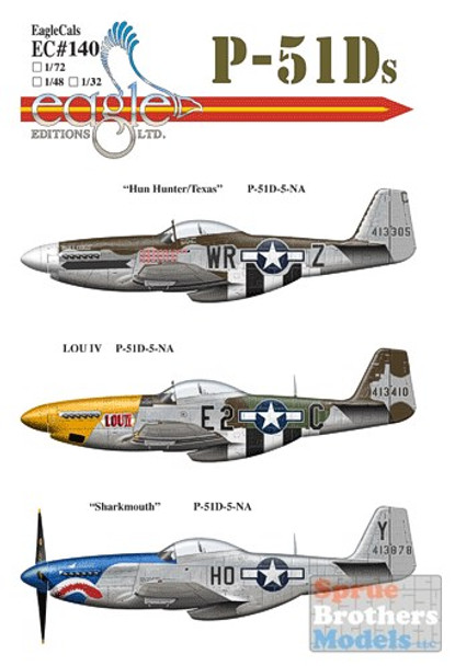 ECL32140 1:32 Eagle Editions P-51D Mustangs Pt 2 #32140
