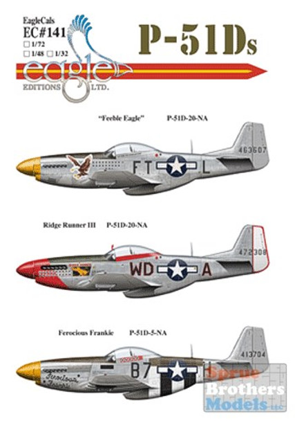 ECL32141 1:32 Eagle Editions P-51D Mustangs Pt 3 #32141