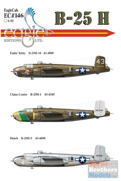 ECL32146 1:32 Eagle Editions B-25H Mitchell