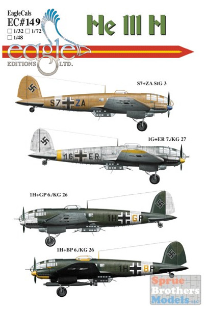 ECL32149 1:32 Eagle Editions He 111H