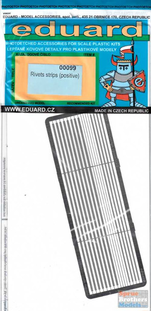 EDU00099 Eduard PE - Rivet Strips (positive)