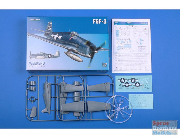 EDU07441 1:72 Eduard F6F-3 Hellcat Weekend Edition