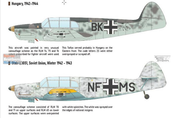 EDU08078 1:48 Eduard Bf108 Taifun ProfiPack