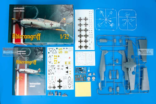 EDU11107 1:32 Eduard Bf 109E-1/3/4 Adlerangriff (Limited Edition)