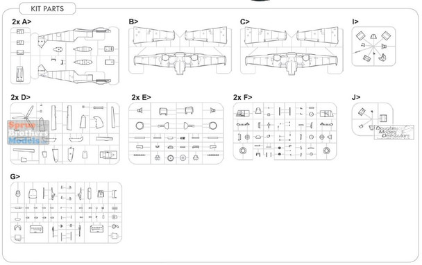 EDU11107 1:32 Eduard Bf 109E-1/3/4 Adlerangriff (Limited Edition)