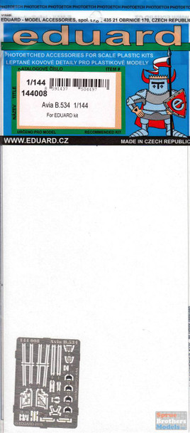 EDU144008 1:144 Eduard PE - Avia B.534 Detail Set (EDU kit)