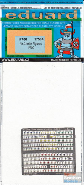 EDU17504 1:700 Eduard Color PE - Aircraft Carrier Figures #17504