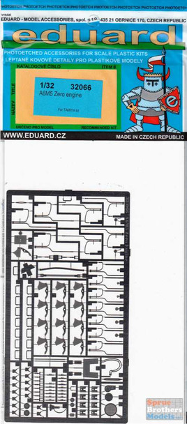 EDU32066 1:32 Eduard PE - A6M5 Zero Engine Set (TAM kit)