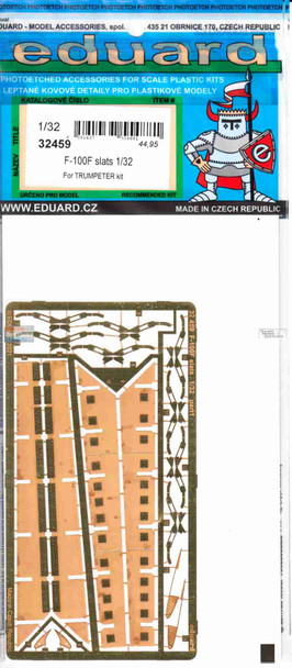 EDU32459 1:32 Eduard PE - F-100F Super Sabre Slats Set (TRP kit)