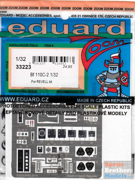 EDU33223 1:32 Eduard Color Zoom PE - Bf 110C-2 (REV kit)