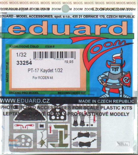 EDU33254 1:32 Eduard Color Zoom PE - PT-17 Kaydet (ROD kit)