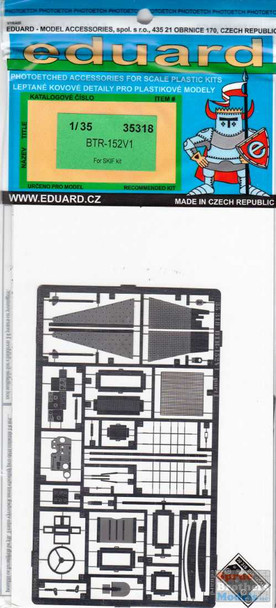 EDU35318 1:35 Eduard PE - BTR-152V1 Detail Set (SKF kit)