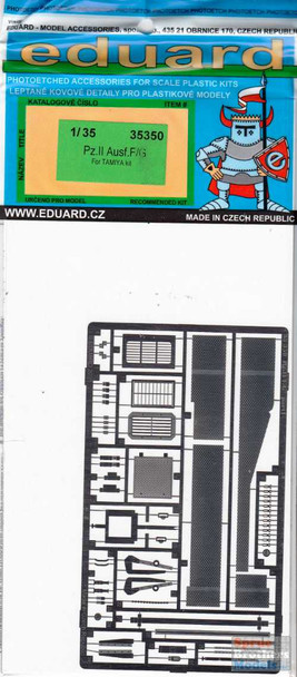 EDU35350 1:35 Eduard PE - Panzer II Ausf F/G Detail Set (TAM kit)