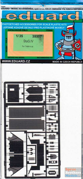 EDU35357 1:35 Eduard PE - STuG IV Detail Set (TAM kit)