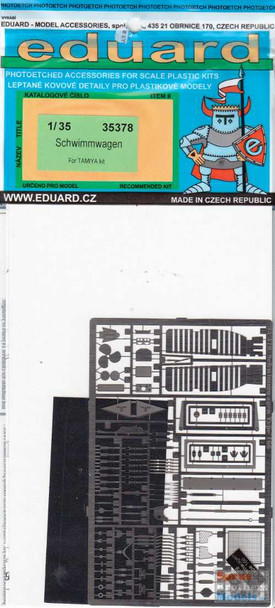 EDU35378 1:35 Eduard PE Schwimmwagen Detail Set (TAM kit)
