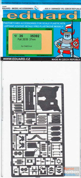 EDU35392 1:35 Eduard PE Pak 35/36 37mm Detail Set (TAM kit)