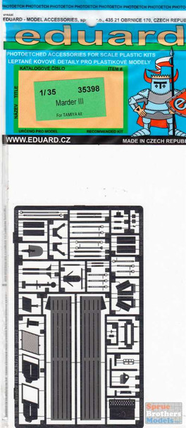 EDU35398 1:35 Eduard PE Marder III Detail Set (TAM kit)